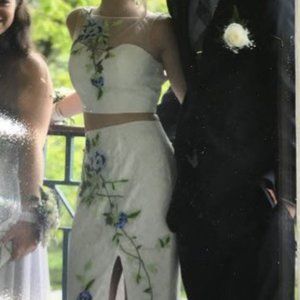 Sherri Hill Two Piece Prom Dress Size 2